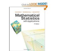 Mathematical Statistics with Applications 7th (Seventh) Edition byWackerly