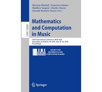 Mathematics and Computation in Music: 10th International Conference, MCM 2026, Annandale-on-Hudson, NY, USA, June 23-26, 2026, Proceedings
