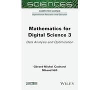 Mathematics for Digital Science 3: Data Analysis and Optimization