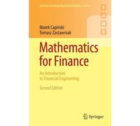 Mathematics for Finance: An Introduction to Financial Engineering (Springer Undergraduate Mathematics Series) by Marek Capinski (2010-11-25)