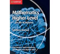 Vesna Kadelburg Ben Woolley P Mathematics for the IB Diploma Higher (Tascabile)