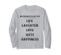 Mathematics of Life Complex Equation Formula Math Lover Fun Maglia a Manica