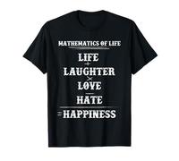 Mathematics of Life Complex Equation Formula Math Lover Fun Maglietta