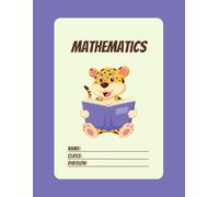 Mathematics Safari Adventures Notebook - Leopard: Explore, Write & Learn with Safari Friends | Wide Ruled