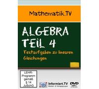 Mathematik.TV - Algebra Teil 4/Textaufgaben zu linearen Gleichungen