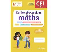 Mathématiques CE1 Cahier d'exercices de maths: Une collection conçue par Lutin Bazar
