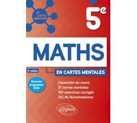 Mathématiques - Cinquième - Nouveau programme 2026: XX cartes mentales et XXX exercices corrigés