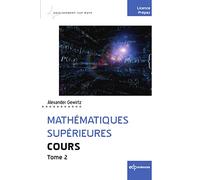 Mathématiques supérieures: Tome 2, Cours: 0
