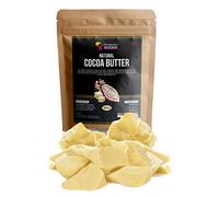 MATHERLAND GOODS - Burro naturale di cacao - Burro crudo per il corpo - perfetto per progetti fai da te e fai da te - Burro biologico per tenere lontano le cicatrici - Burro crudo premium dal Ghana, Africa occidentale (453,6 g)