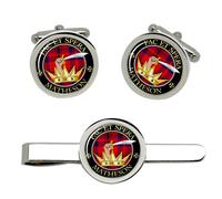 Matheson Clan Scozzese Gemelli E Fermacravatta Set