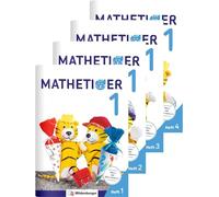 Mathetiger 1 - Jahreszeiten-Hefte (4 Hefte). Neubearbeitung: Differenzierend - individualisierend - motivierend