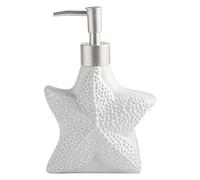 Mathew O Ceramic Relief Starfish/Shell Soap Dispenser Soap Bottle Lotion Bottle with Pump