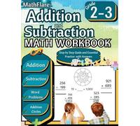 Mathflare Publi Addition and Subtraction Math Workbook 2nd and 3rd (Tascabile)