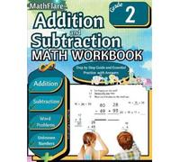 Mathflare Publi Addition and Subtraction Math Workbook 2nd Grade: Wo (Tascabile)