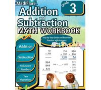 Mathflare Publi Addition and Subtraction Math Workbook 3rd Grade: Ad (Tascabile)