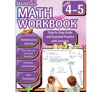 Mathflare Publi MathFlare - Math Workbook 4th and 5th Grade: Math Wo (Tascabile)