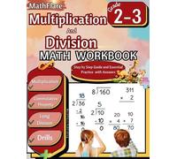 Mathflare Publi Multiplication and Division Math Workbook 2nd and 3r (Tascabile)