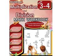 Mathflare Publi Multiplication and Division Math Workbook 3rd and 4t (Tascabile)