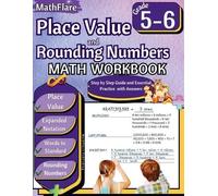 Mathflare Publi Place Value and Rounding Numbers Math Workbook 5th a (Tascabile)