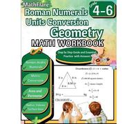 Mathflare Publi Roman Numerals, Unit Conversion and Geometry Math Wo (Tascabile)