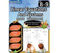 Mathflare Publis Linear Equations and Systems Workbook 8th and 9th G (Tascabile)