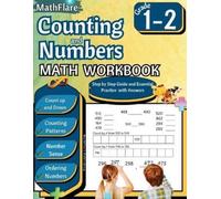 Mathflare Publish Counting and Numbers Math Workbook 1st and 2nd Gr (Tascabile)