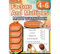 Mathflare Publish Factors and Multiples Math Workbook 4th to 6th Gr (Tascabile)
