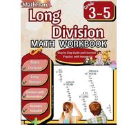 Mathflare Publishing Long Division Math Workbook 3rd to 5th Grade (Tascabile)
