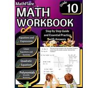 Mathflare Publishing MathFlare - Math Workbook 10th Grade (Tascabile)