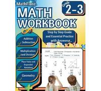 Mathflare Publishing MathFlare - Math Workbook 2nd and 3rd Grade (Tascabile)