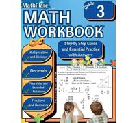 Mathflare Publishing MathFlare - Math Workbook 3rd Grade (Tascabile)