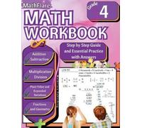 Mathflare Publishing MathFlare - Math Workbook 4th Grade (Tascabile)