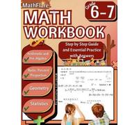 Mathflare Publishing MathFlare - Math Workbook 6th and 7th Grade (Tascabile)