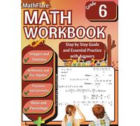 Mathflare Publishing MathFlare - Math Workbook 6th Grade (Tascabile)