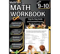 Mathflare Publishing MathFlare - Math Workbook 9th and 10th Grade (Tascabile)