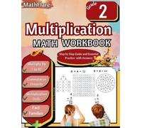 Mathflare Publishing Multiplication Math Workbook 2nd Grade (Tascabile)