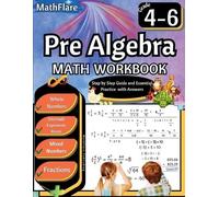 Mathflare Publishing Pre Algebra Workbook 4th to 6th Grade (Tascabile)