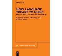Mathias Scharinger How Language Speaks to Music (Copertina rigida)