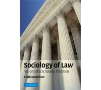 Mathieu Deflem Sociology of Law (Tascabile)