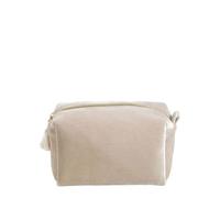 Mathilde M. Astuccio da toilette rettangolare in velluto ecru - modello piccolo