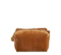 Mathilde M. Astuccio da toilette rettangolare in velluto giallo, modello piccolo