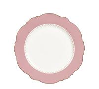 MATHILDE M. - Piatto dessert in porcellana Madame de Récamier - Rose ø 21 x 1 cm