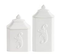 Mathilde M Set di 2 barattoli per cotone - Elegance