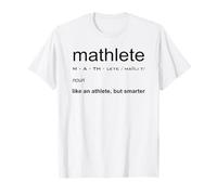 Mathlete Definition Funny Math Nerd Geek Maglietta