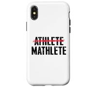 Mathlete Tee Matematica Team Studente Algebra Matematica Insegnante Mathlete Custodia per iPhone X/XS
