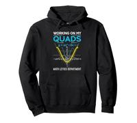 Mathletics Working On My Quads Algebra Algebra Math Teacher Felpa con Cappuccio