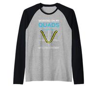 Mathletics Working On My Quads Algebra Algebra Math Teacher Maglia con Maniche Raglan