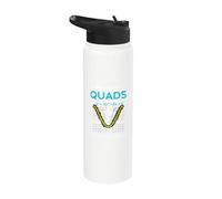 Mathletics Working On My Quads Algebra Algebra Math Teacher Stainless Steel Insulated Water Bottle