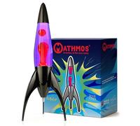 Mathmos Lampada lava razzo Telstar Nero Inventori della lampada lava | Lampade Viola e Rosa in metallo fuso, riempite a mano in Gran Bretagna