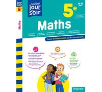 Cahier du jour/Cahier du soir Maths 5e: Conçu et recommandé par les enseignants